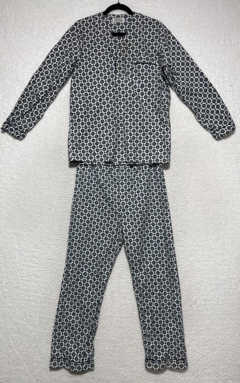 VTG 70’s JC Penny Geometric Print 100% Cotton Men’s Pajama Set Size M